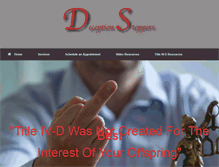 Tablet Screenshot of deceptionstoppers.com